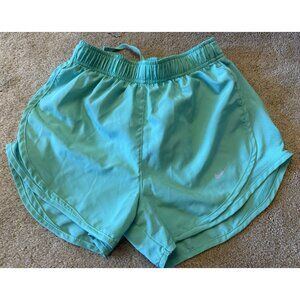 Nike Dri-Fit Women's Ruining Shorts Teal Mint Green Tempo Size XS Gym